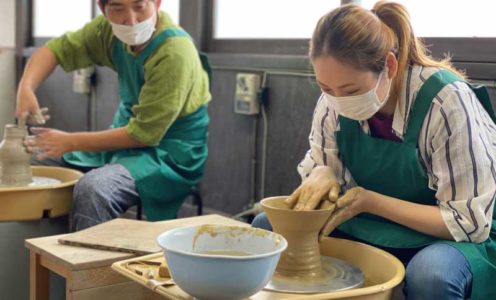 穴窯作陶体験Hole Kiln Pottery Experience